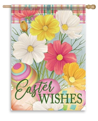 Easter Wishes Garden Flag