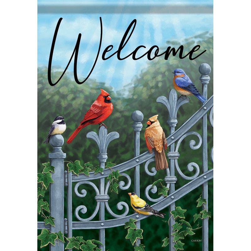 Garden Gate Garden Flag