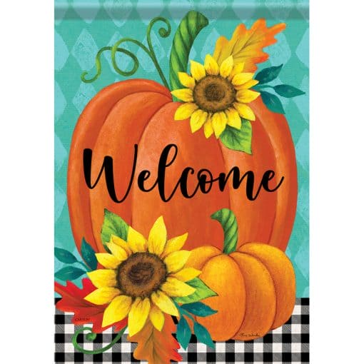 Whimsical Pumpkins Garden Flag