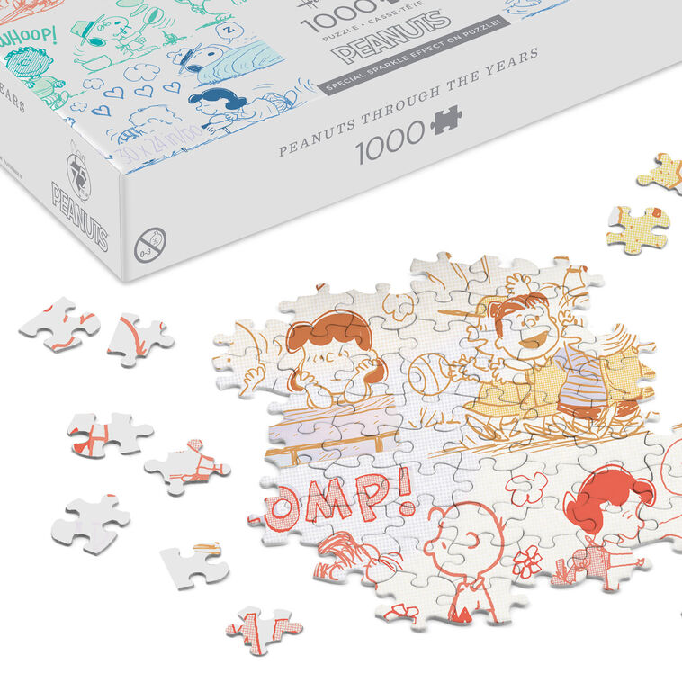 Peanuts® 75th Anniversary Through the Years 1000-Piece Jigsaw Puzzle