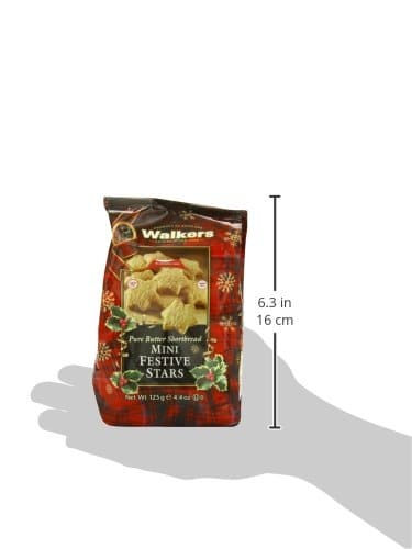 Walkers Mini Festive Stars Bag 4.4 oz