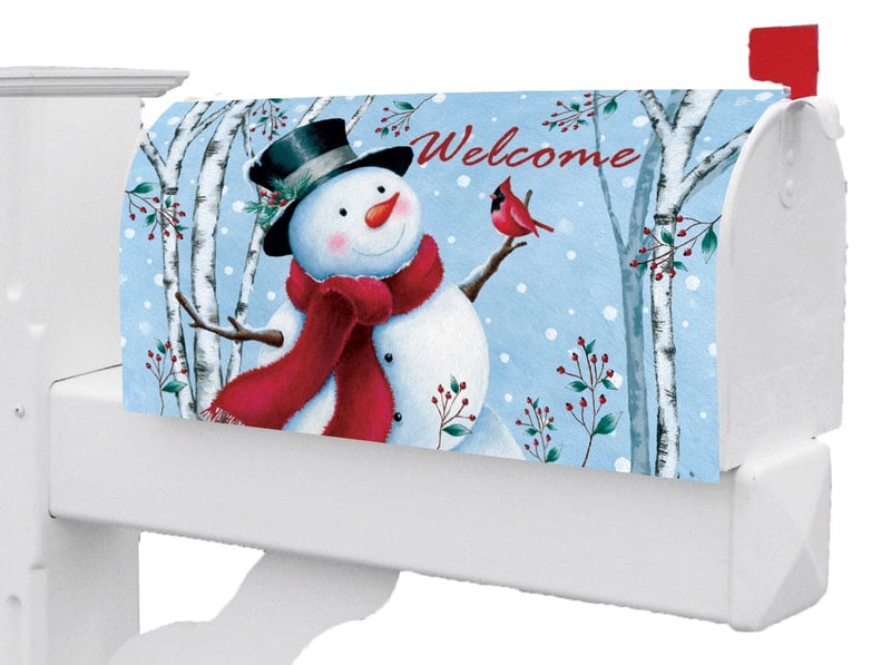 Top Hat Snowman Mailbox Makeover