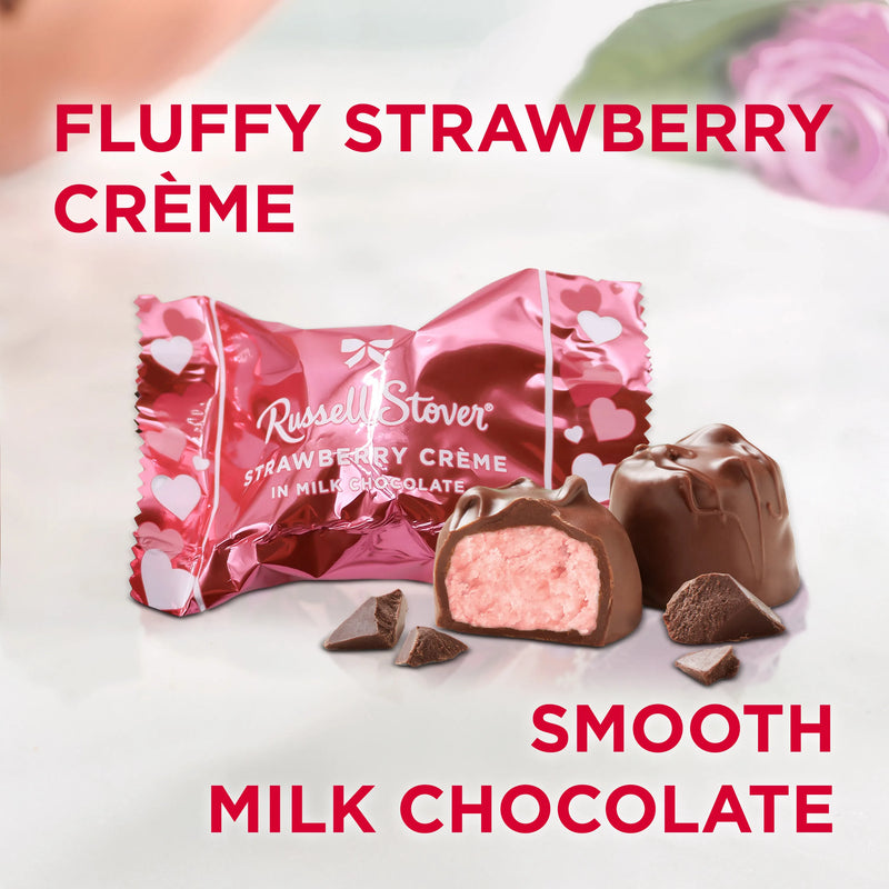 Milk Chocolate Strawberry Crème Valentine Stand Up Box, 8.4oz