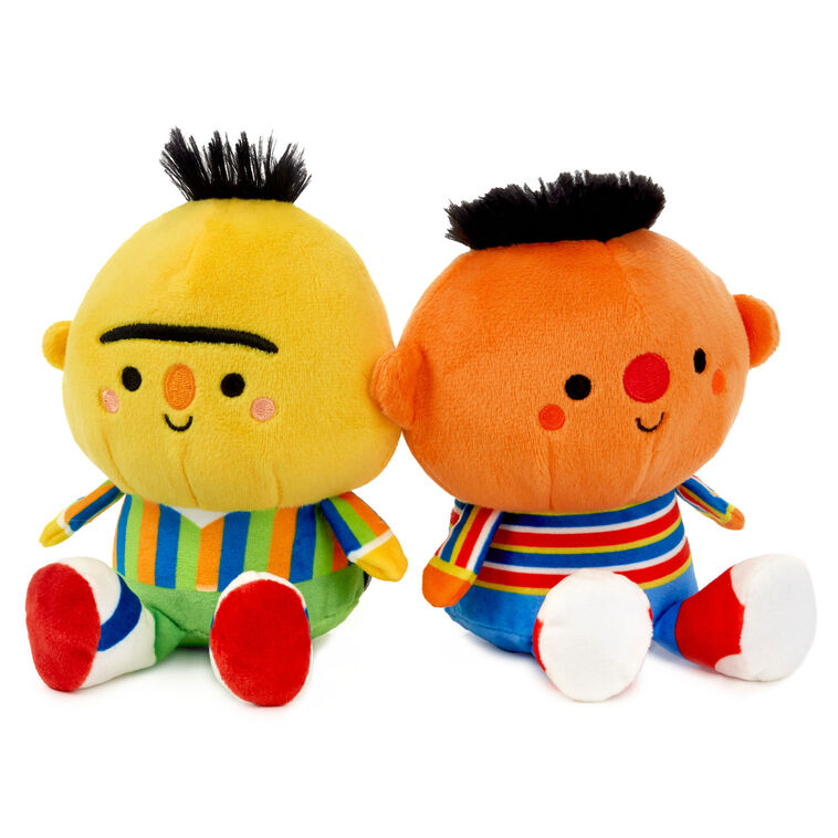 Sesame Street Bert and Ernie Magnetic Plush Pair, 5.25" H