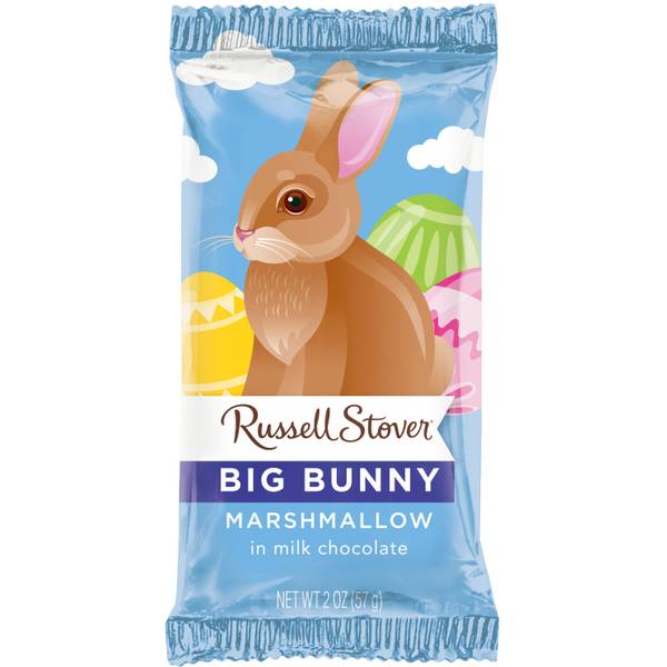 Marshmallow Rabbit Covered in Milk Chocolate, 2 oz