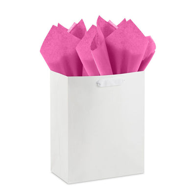 Solid Hot Pink/Medium Pink 2-Pack Tissue Paper, 6 sheets