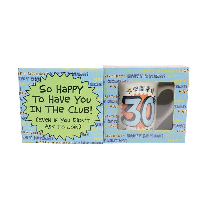 30th Birthday Club Mug Gift