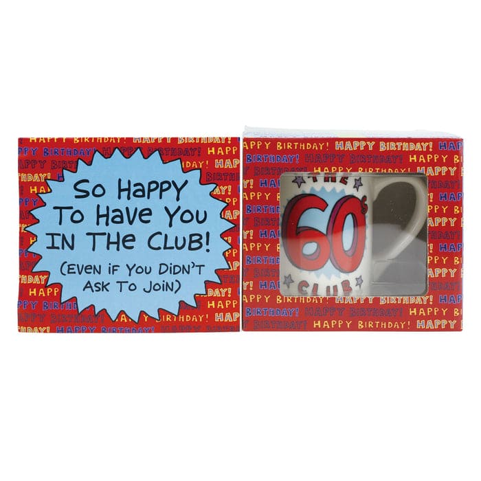 60th Birthday Cllub Mug Gift