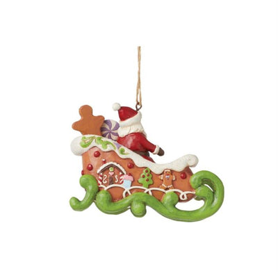 Santa in Sleigh Ornament