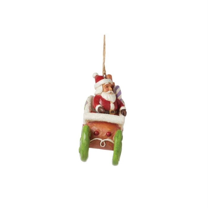 Santa in Sleigh Ornament