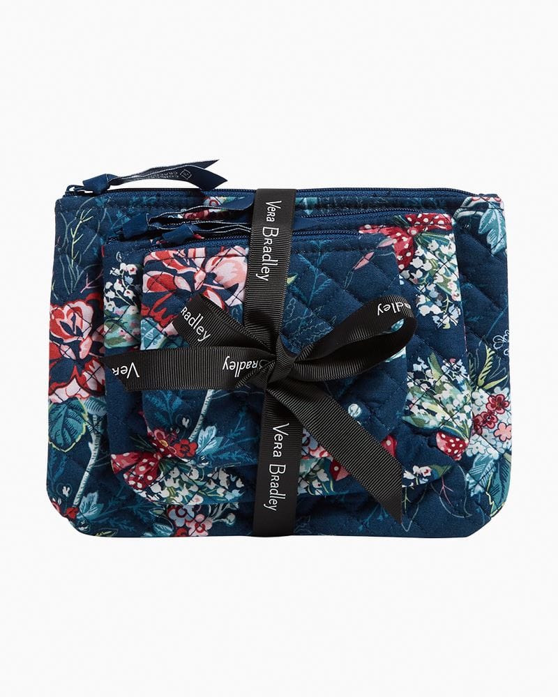 Vera bradley cosmetic bag trio sale