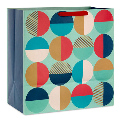 15" Modern Semi-Circles Extra-Deep Gift Bag