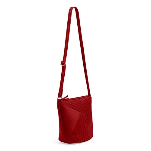 Bucket Crossbody Bag - Cardinal Red