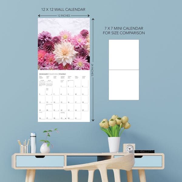 Fleurs 12 x 12 Wall Calendar