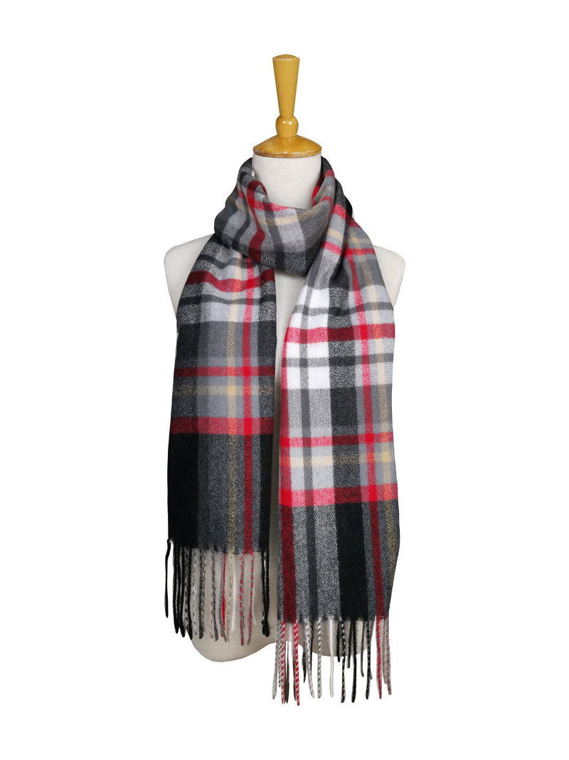 Multi-Color Ultra Soft POP Plaid Scarf