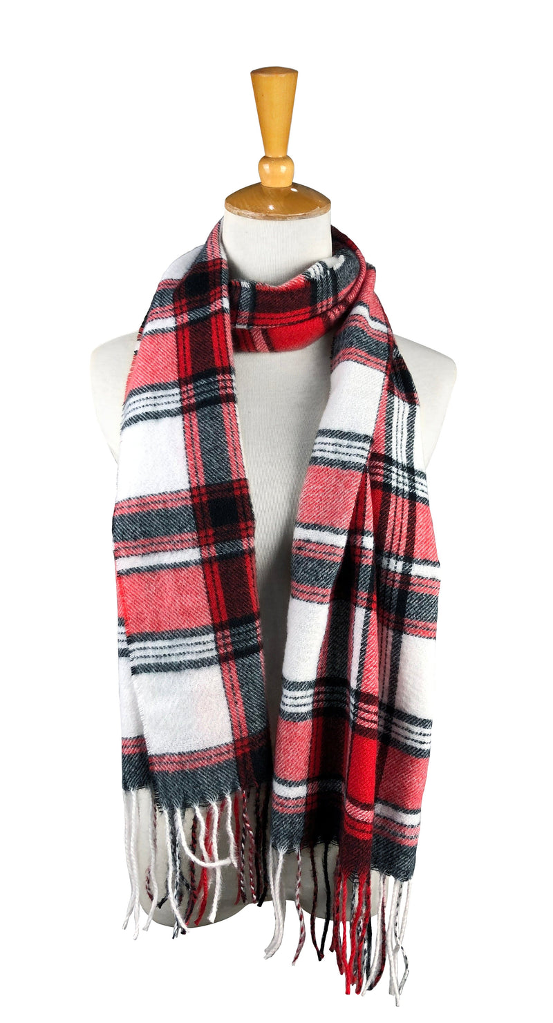 Joyful Plaid Scarf