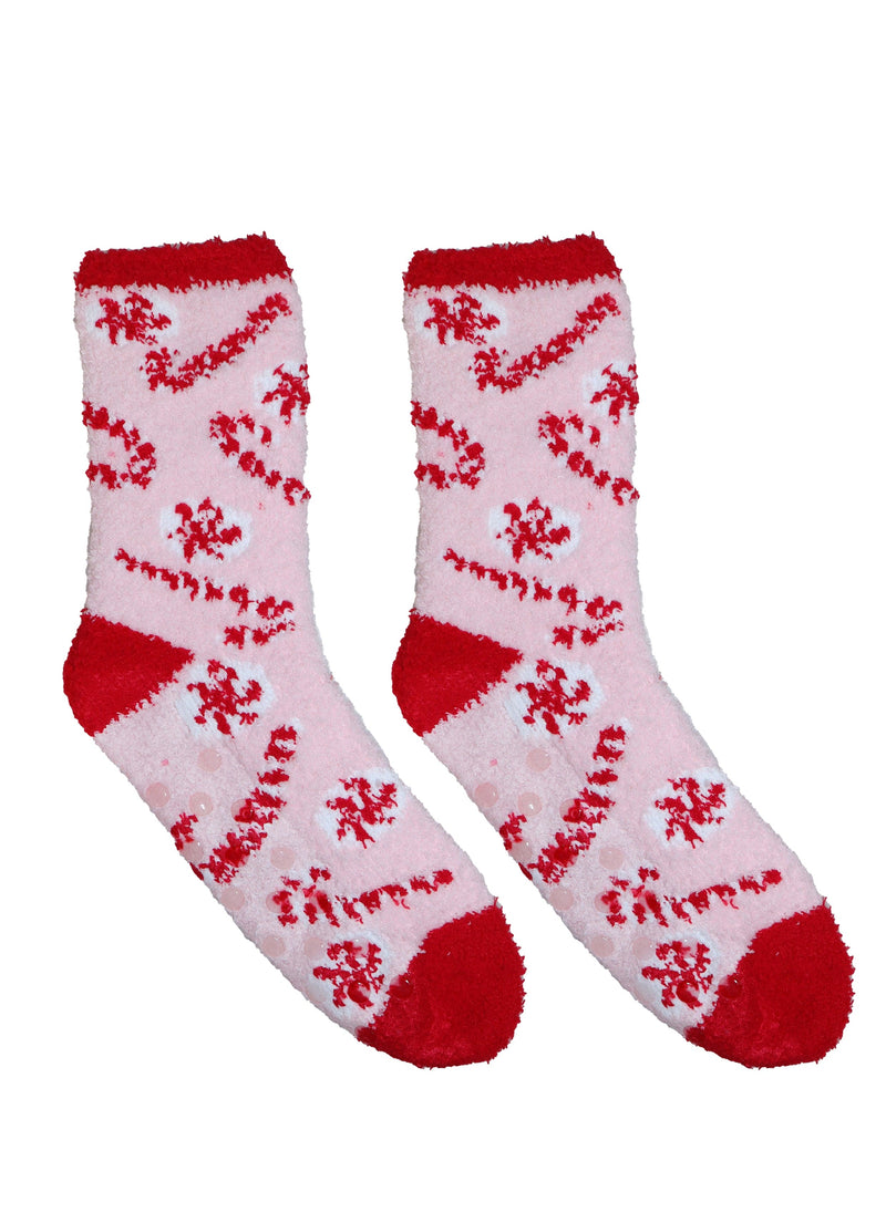 Pink Candy Lane Therapeutic Spa Socks