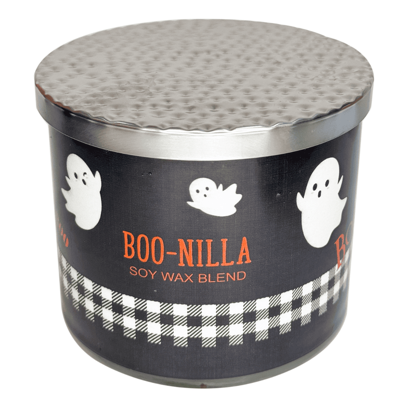 Boo-Nilla Printed Glass Candle 14oz