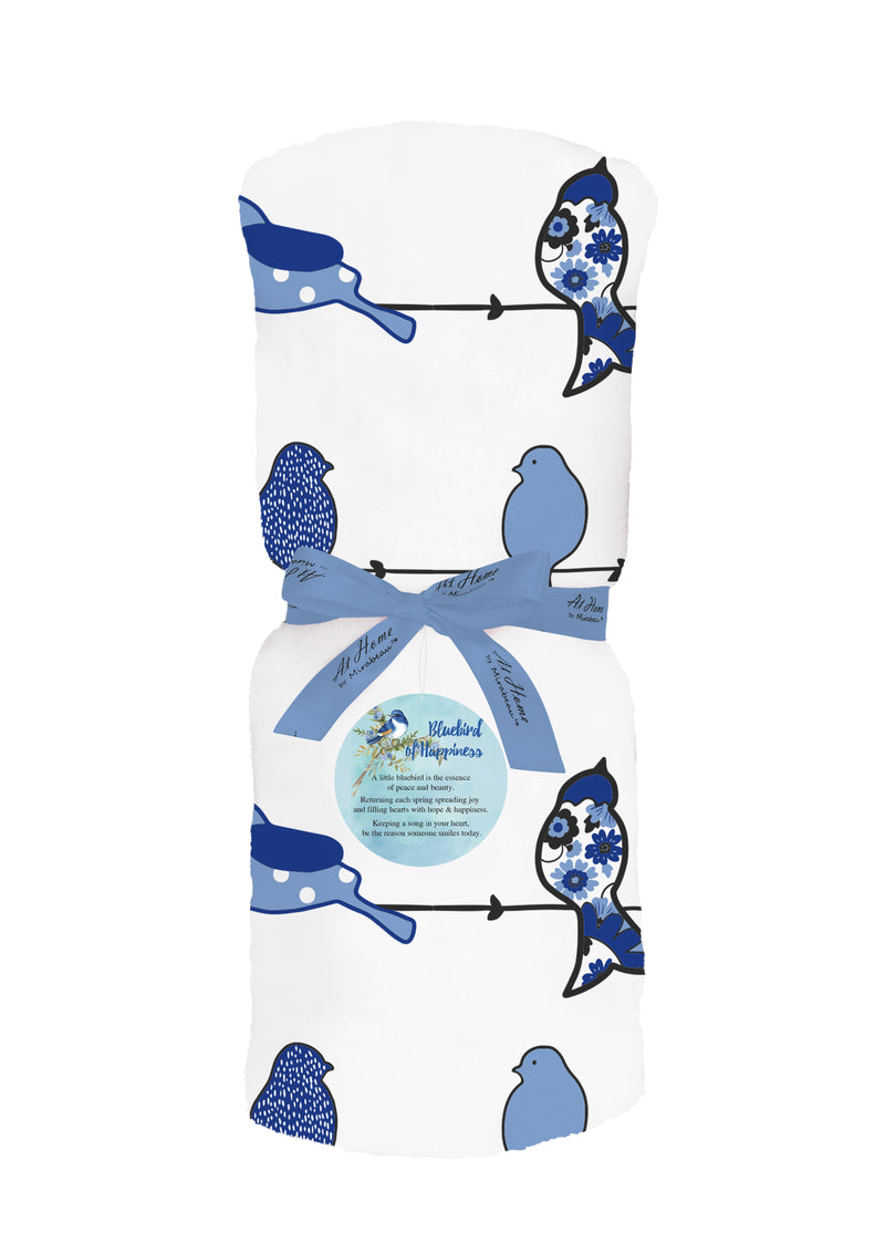 Bluebird of Happiness Single Layer Blanket