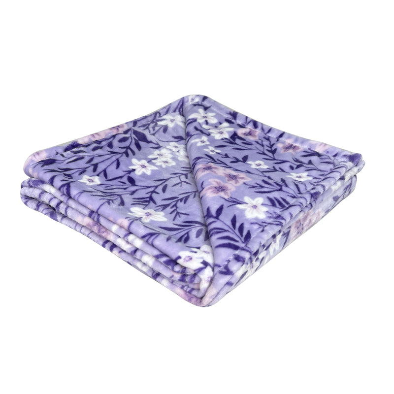 Lia Lavender Single Layer Blanket