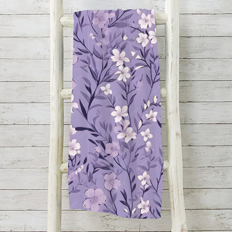 Lia Lavender Single Layer Blanket