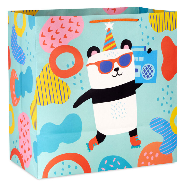 15" Panda Party Animal Extra-Deep Gift Bag