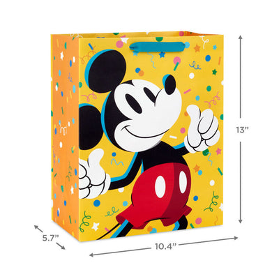 13" Disney Mickey Mouse Thumbs Up Large Gift Bag