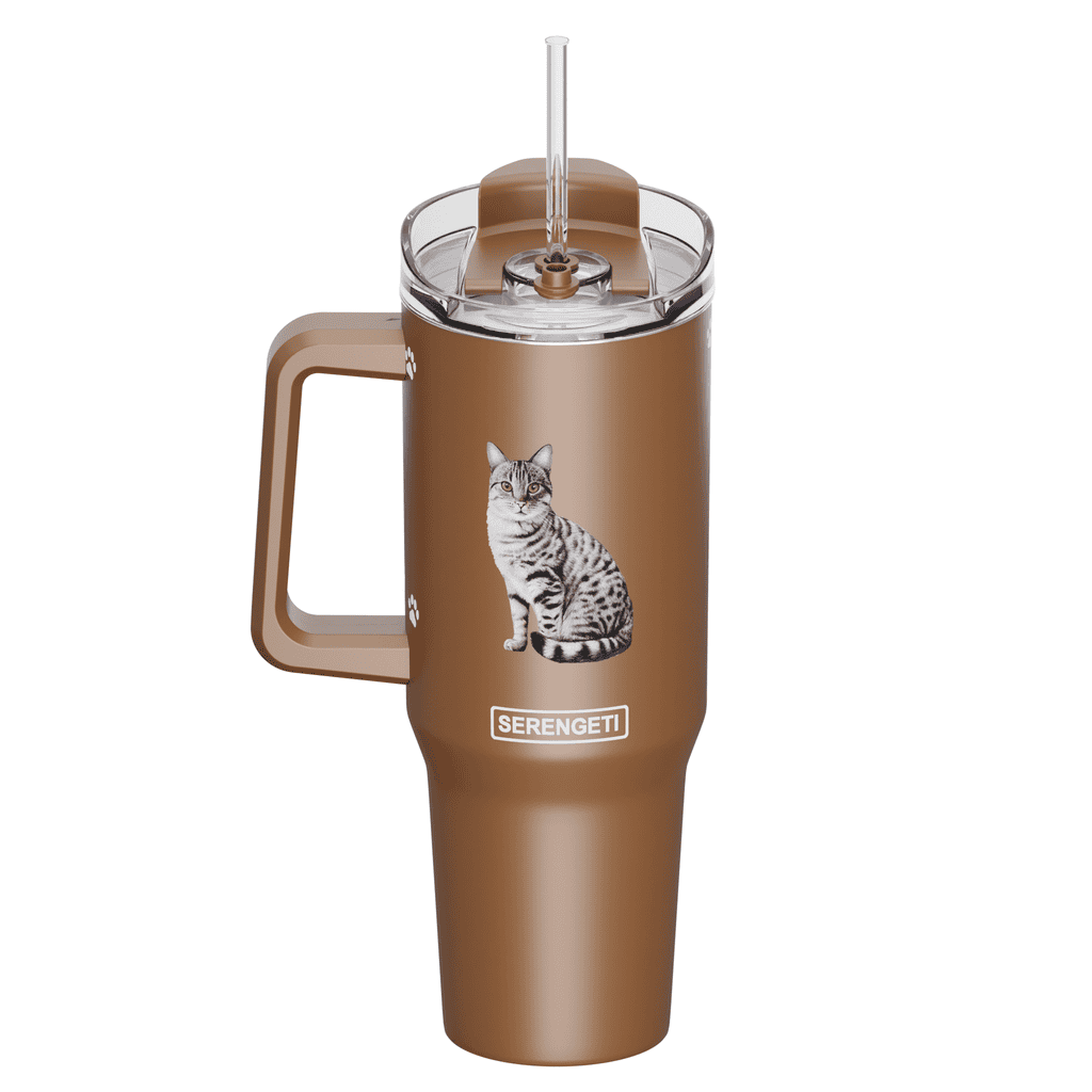 Silver Tabby Cat - 40oz Tumbler