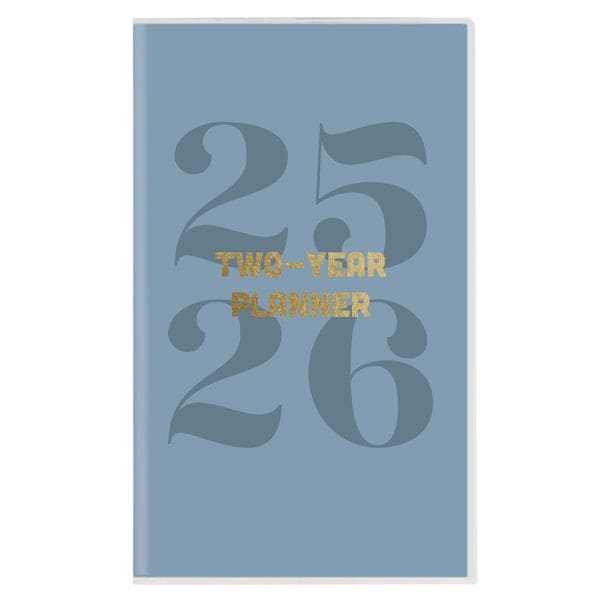 Typographic 2-Year Pocket Planner