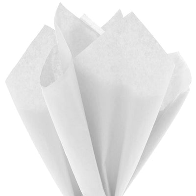 Solid White Tissue Paper, 10 sheets