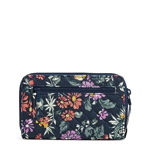 RFID Turnlock Wallet - Fresh-Cut Floral Green