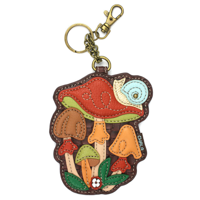 Chala Pal Key Fob Mushroom w Snail Banner s Hallmark