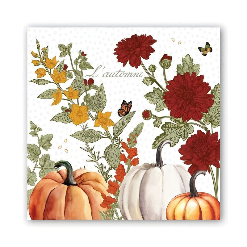 Paper Beverage Napkins - Pumpkin Delight