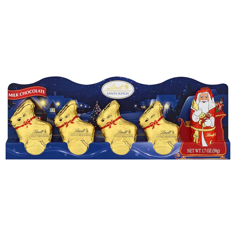 Lindor Chocolate Santa and Reindeer 5 Pack