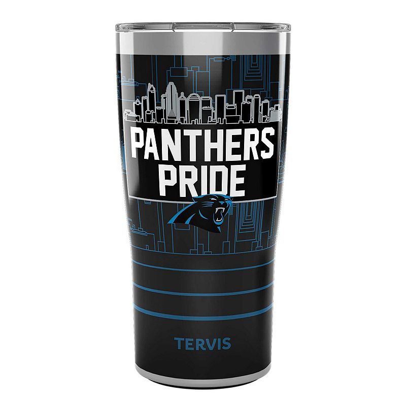 Carolina Panthers 20oz. Panthers Pride Slider Lid Stainless Steel Tumbler