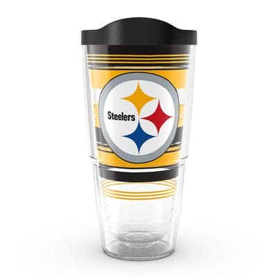 Pittsburgh Steelers 24oz. Hype Stripe Classic Tumbler