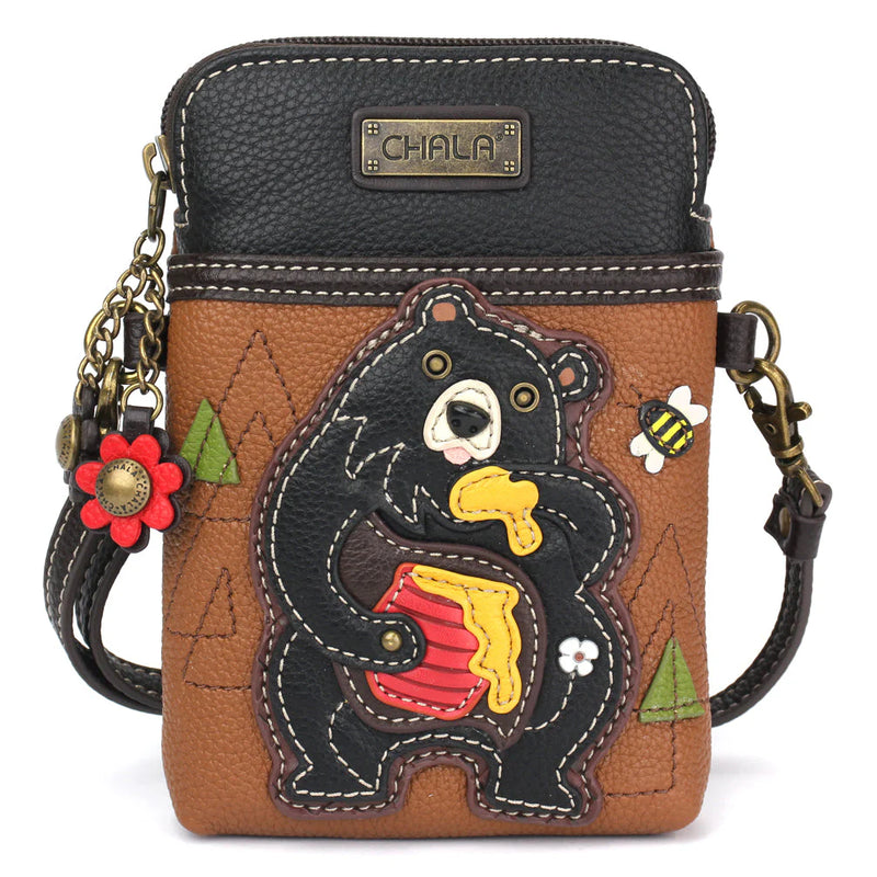 Cell Phone Crossbody- Bear with Honey