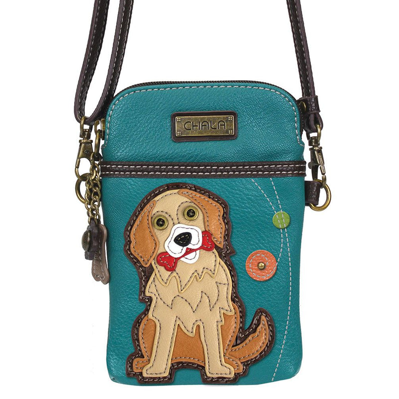 Cell Phone Crossbody- Golden Retriever