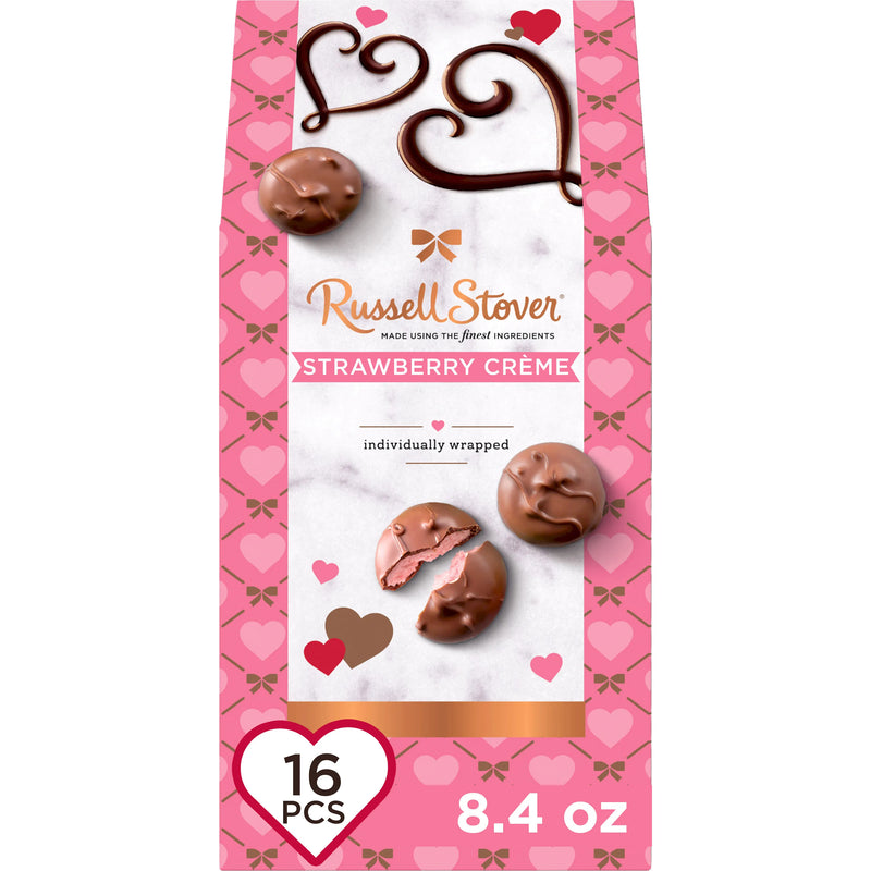 Milk Chocolate Strawberry Crème Valentine Stand Up Box, 8.4oz