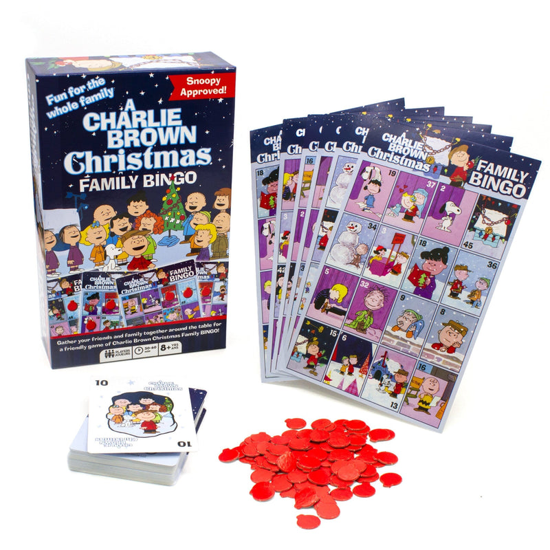 Peanuts Charlie Brown Family Bingo Game