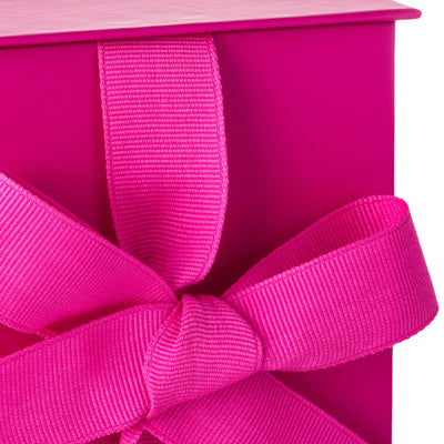 4.2" Solid Hot Pink Small Square Gift Box