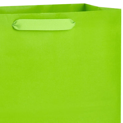 10.4" Lime Green Large Square Gift Bag