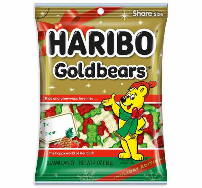 Haribo Holiday Goldbears Peg Bag