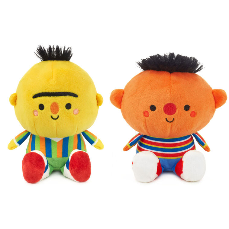 Sesame Street Bert and Ernie Magnetic Plush Pair, 5.25" H