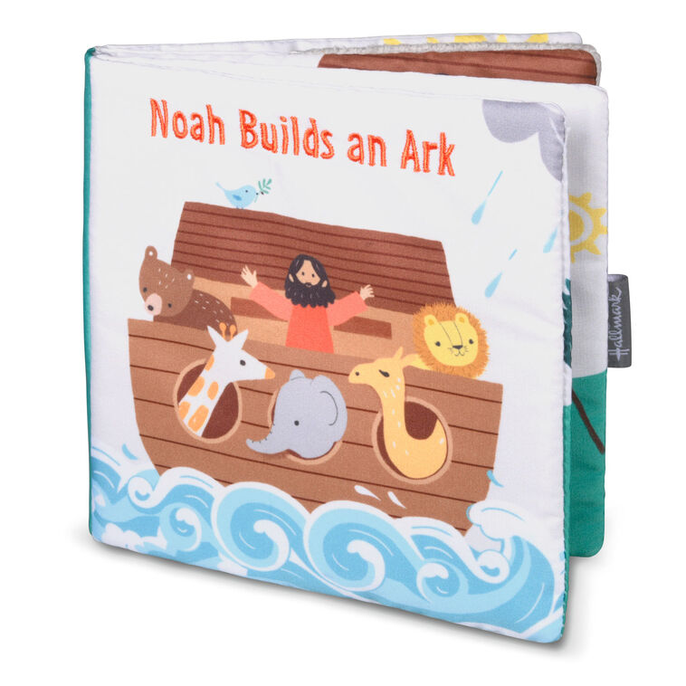 Noah Builds an Ark Plush Cloth Baby Book