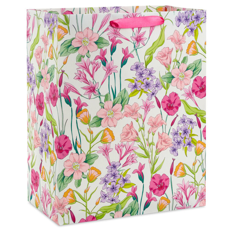 13" Sweet Florals Large Gift Bag