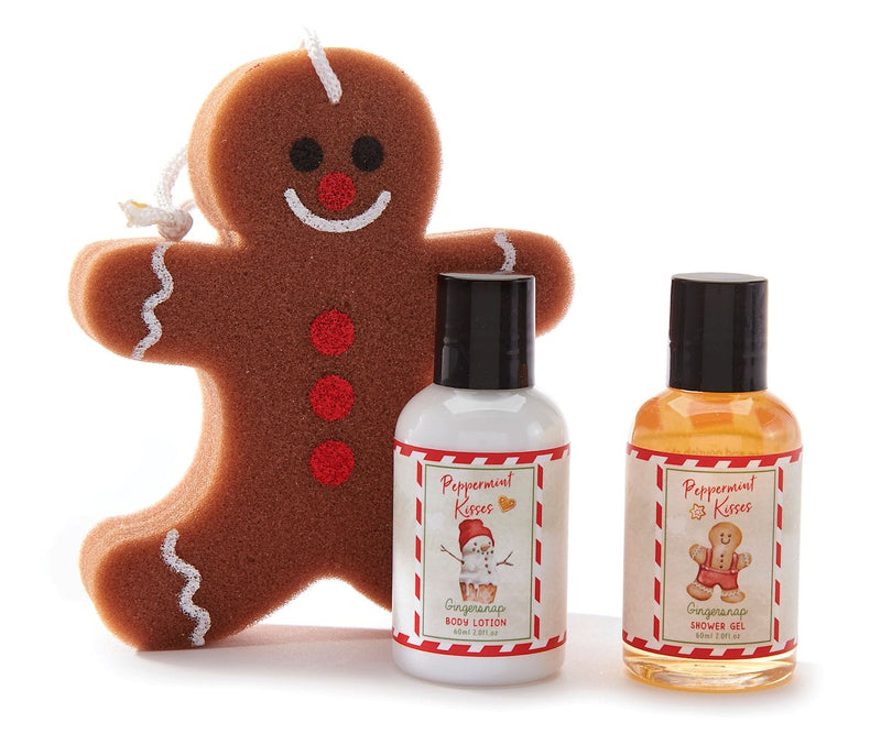 Sweet Shoppe- Gingersnap Scented Bath Gift Set of 3