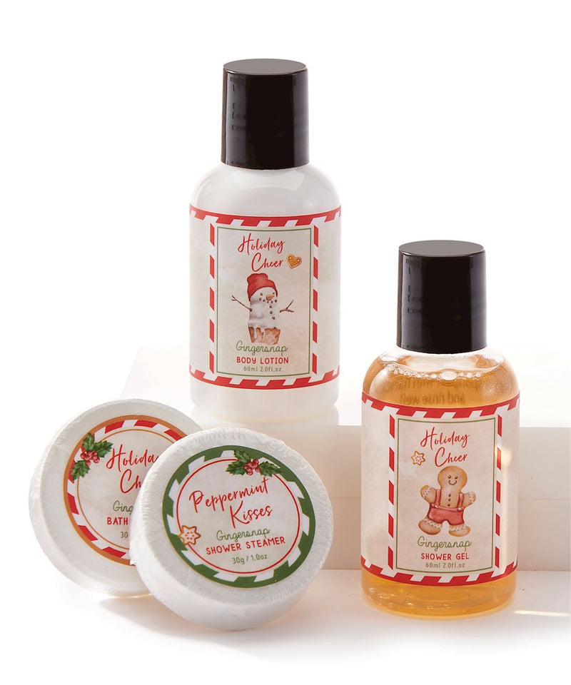 Sweet Shoppe- Gingersnap Scented Bath Gift Set of 4