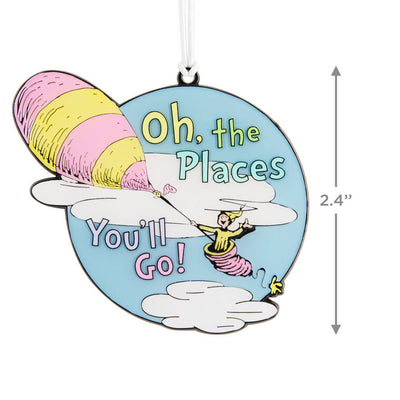 Dr. Seuss Oh, the Places You'll Go! Metal Hallmark Ornament