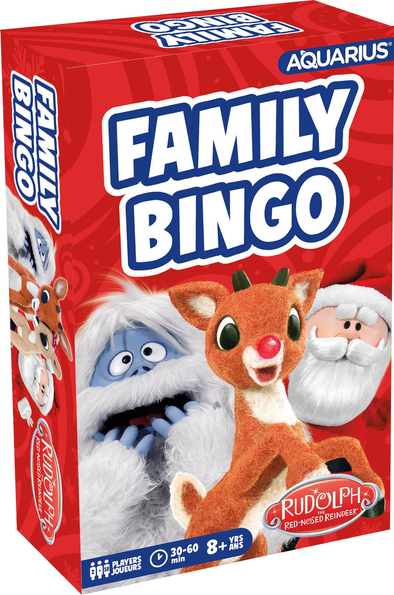 Rudolph the Red-Nosed Reindeer Family Bingo Game